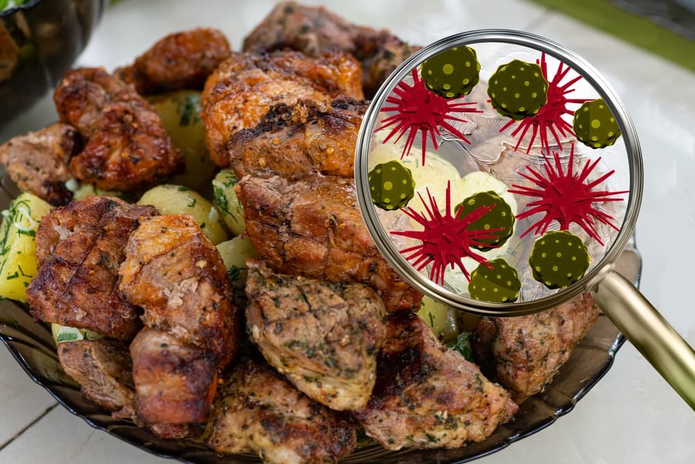 food poison caused by contaminated food