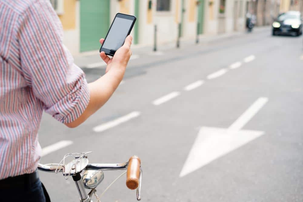 distracted cyclists