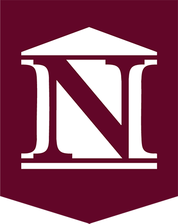 Emblem of Nicolet Law's logo in a shape of a shield