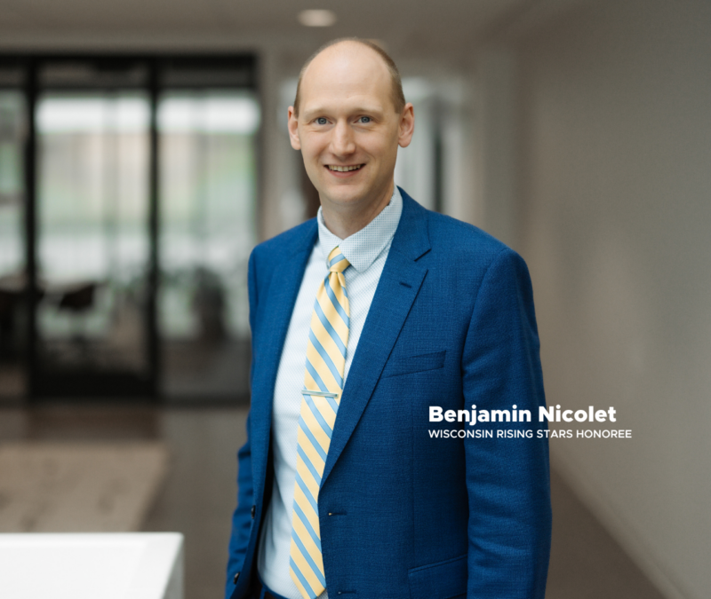 Ben Nicolet, Wisconsin Rising Stars Honoree