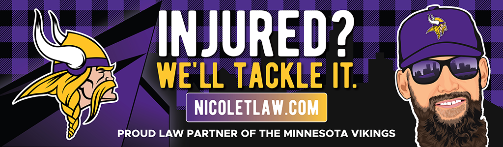 Nicolet Law is the Proud Law Partner of the Minnesota Vikings