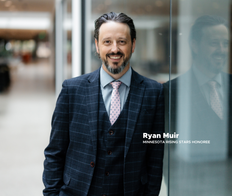Ryan Muir, Minnesota Rising Stars Honoree